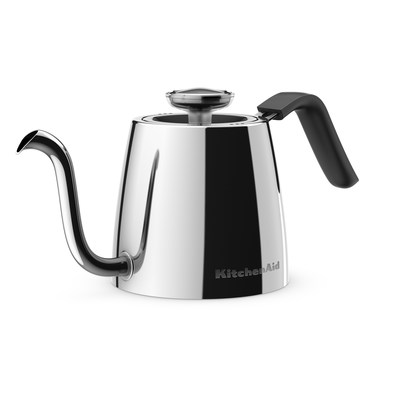 KitchenAid expands its appliance portfolio at the 2018 Housewares Show with new countertop essentials to kick-start the day, including this Precision Gooseneck Kettle