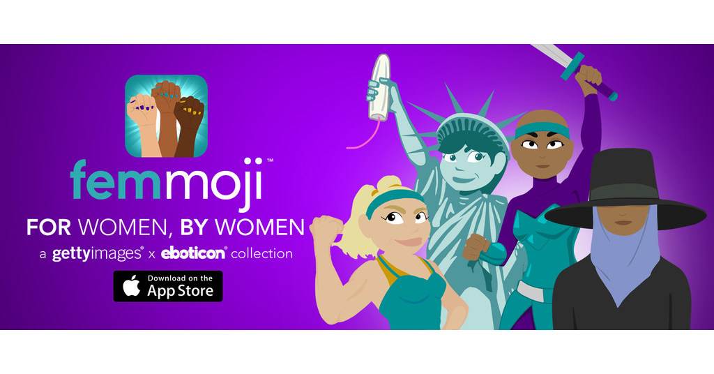 Eboticon and Getty Images reveal new emojis to celebrate Women's