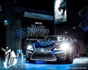 West Coast Customs Car Care To Display Black Panther Lexus At DUB Show