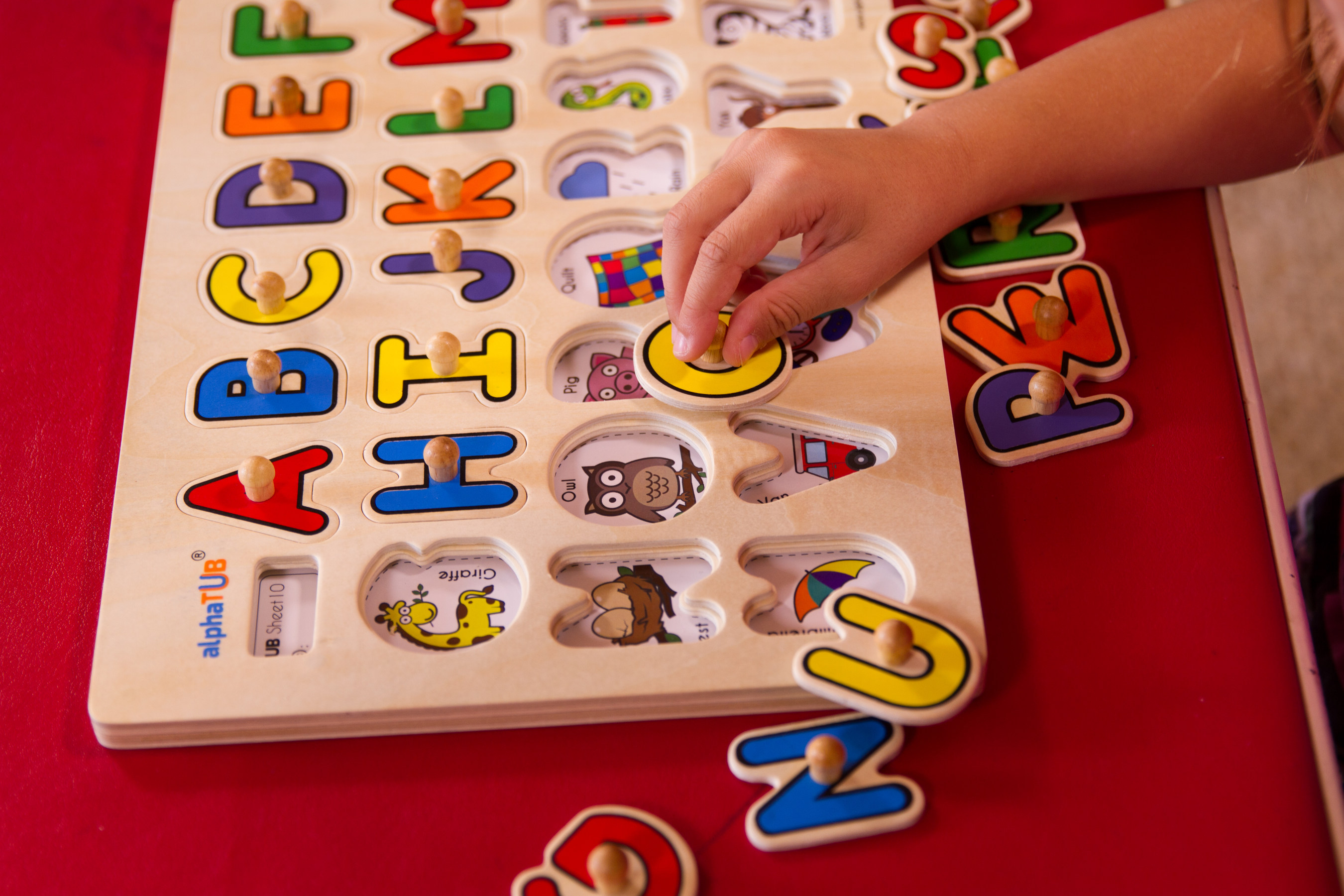 Dynamic, Customizable Alphabet Pegboard, alphaTUB, Launches on