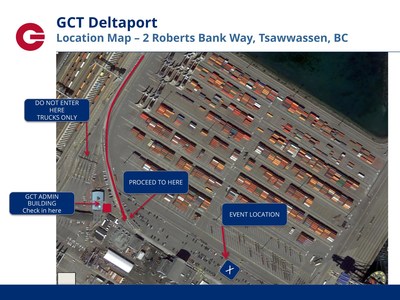 Location Map - 2 Roberts Bank Way, Tsawwassen, BC (CNW Group/Transport Canada)