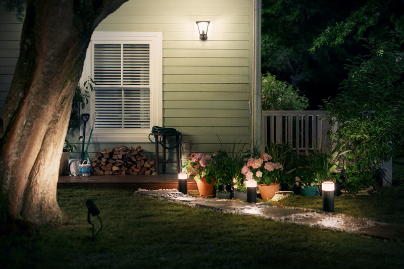 Extend your Philips Hue smart lighting system with new line of outdoor products, available for purchase this summer