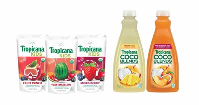 Tropicana introduces its newest product innovations: Tropicana Kids and Tropicana Coco Blends.