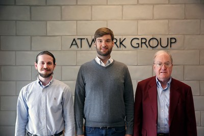 AtWork Group opened a new office in the greater Birmingham area: Left to right are Kyle McNair, Josh Bullock (partner) and Jim Dorroh (partner).