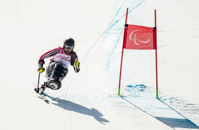 Le mdaill d'or du super-G en ski assis Kurt Oatway sera de retour sur les pentes mardi alors que l'preuve de super combin sera prsente au Centre alpin de Jeongseon.
PHOTO: COMIT PARALYMPIQUE CANADIEN (Groupe CNW/Canadian Paralympic Committee (Sponsorships))
