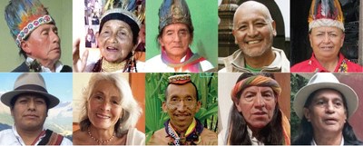 The Elders - Wisdom Keepers of Ecuador welcome participants of The Andes Summit