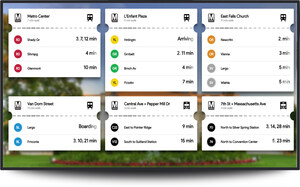 Mvix Brings Public Transit to Digital Signage Displays