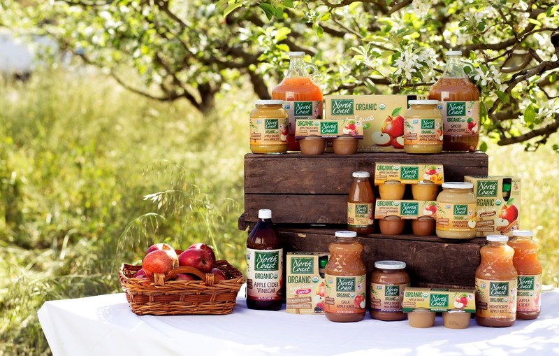 North Coast Organic's line of organic apple products