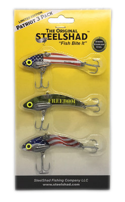 The new SteelShad Patriot 3 Pack supports the Paralyzed Veterans of America.