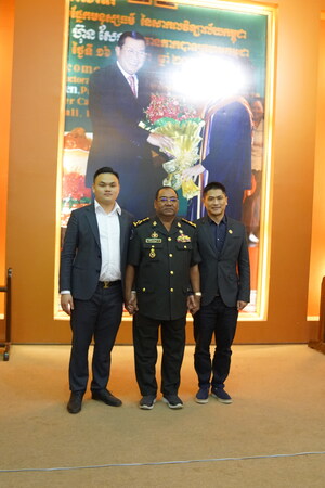 Cambodia Blockchain Industry Development Association were received by the Deputy Commander of the Royal Cambodian Armed Forces