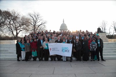 LUNG FORCE Heroes - those whose lives have been impacted by lung cancer - from every state join the American Lung Association to advocate for lung cancer patients during the third annual LUNG FORCE Advocacy Day in Washington, D.C., on Wednesday, March 14, 2018.