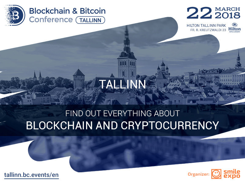Blockchain & Bitcoin Conference, Tallinn - March 22, 2018 (PRNewsfoto/Smile-Expo)
