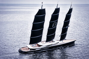 Oceanco Delivers the 106.7m (350ft) Black Pearl — The Largest Dynarig Sailing Yacht in the World