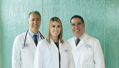 Primary Care Physicians Group changes to PrivaMedis Concierge Medicine in April, the only medical concierge practice in Miami Beach to provide its own physicians 24/7 at Mount Sinai Medical Center. Shown L to R: PrivaMedis internal medicine practitioners Gary Merlino, D.O, Stephanie Perez, D.O., and  Alejandro Del Valle, D.O.