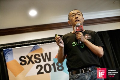 Sugr CEO Song Shaopeng at SXSW 2018 Event in Austin, Texas, Presented by GeekPark