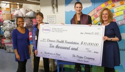 The Boppy Company donating to Denver Health Foundation: Newborns in Need program