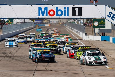 The Ultra 94 Porsche GT3 Cup Challenge Canada by Yokohama began this past weekend with races taking place at the historic Sebring International Raceway in Florida for the first time. (CNW Group/Porsche Cars Canada)