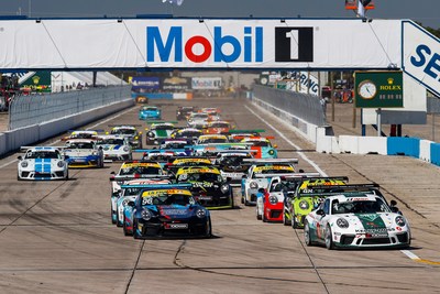 La srie Ultra 94 Porsche GT3 Cup Challenge Canada prsente par Yokohama s'est amorce le weekend dernier, et pour la toute premire fois, au lgendaire circuit Sebring International en Floride. (Groupe CNW/Automobiles Porsche Canada)