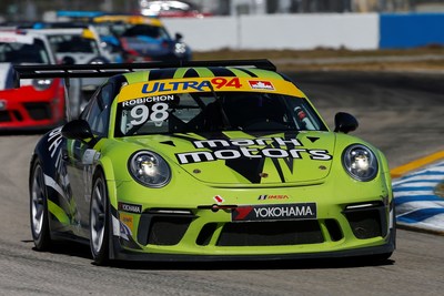 Last year’s Ultra 94 Porsche GT3 Cup Challenge Canada by Yokohama Platinum Cup championship runner-up, Zach Robichon, won both races to kick off the 2018 Ultra 94 Porsche GT3 Cup Challenge Canada by Yokohama season. (CNW Group/Porsche Cars Canada)