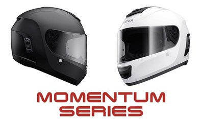The Momentum Smart Helmet series has begun shipping. The Series includes the Momentum with 8 Bluetooth connections, the Momentum Lite with 4 Bluetooth connections and the highly anticipated Momentum INC with Intelligent Noise Control technology and 8 Bluetooth connections.