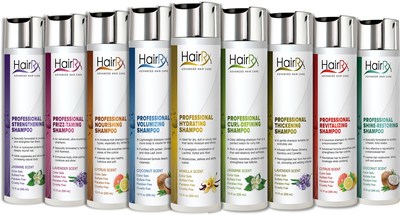 At HairRx.com, customers answer a short series of questions focused on their unique hair care goals, scent and lather preferences. Individual profiles are instantly matched to the ideal shampoos and conditioners. HairRx also offers a broad assortment of styling and finishing formulas.
