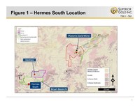 Superior Gold Inc. Discovers New Intersection at Hermes South