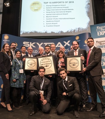 哈马德国际机场获Skytrax“2018年全球第五最佳机场奖”