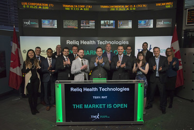 Reliq Health Technologies Inc. Opens the Market (CNW Group/TMX Group Limited)