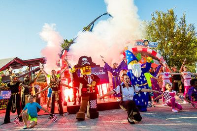 A spectacular grand opening ceremony celebrated the debut of The Great LEGO Race at LEGOLAND Florida Resort on March 23 in Winter Haven, Fla. The innovative attraction is the world's first virtual reality roller coaster experience built for kids.