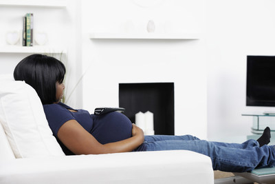 Putting your feet up when possible is a good way to keep your vascular system healthy during pregnancy.
