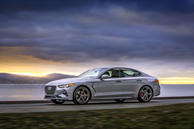1) 2019 Genesis G70 with 3.3L twin-turbo V-6 and all-wheel drive. Capable of accelerating from 0-60mph in just 4.5 seconds.