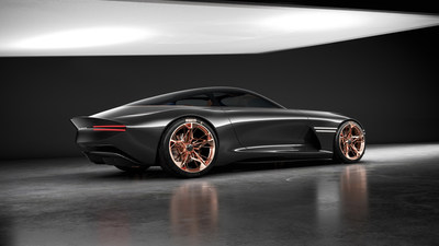 The all-electric, high-performance Essentia Concept elevates and reimagines the Genesis “Athletic Elegance” design paradigm, while providing a vision of future Genesis product performance and technology.