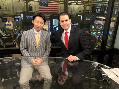 Patron's CEO and founder Atsushi Hisatsumi at the NYSE