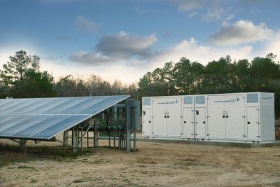 Shown here is one of Cypress Creek’s 12 solar-plus-storage installations in North Carolina. The projects will provide 12 MWh of Lockheed Martin GridStar™ Lithium energy storage.