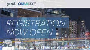 Yext Announces Registration and Early Bird Pricing for ONWARD18