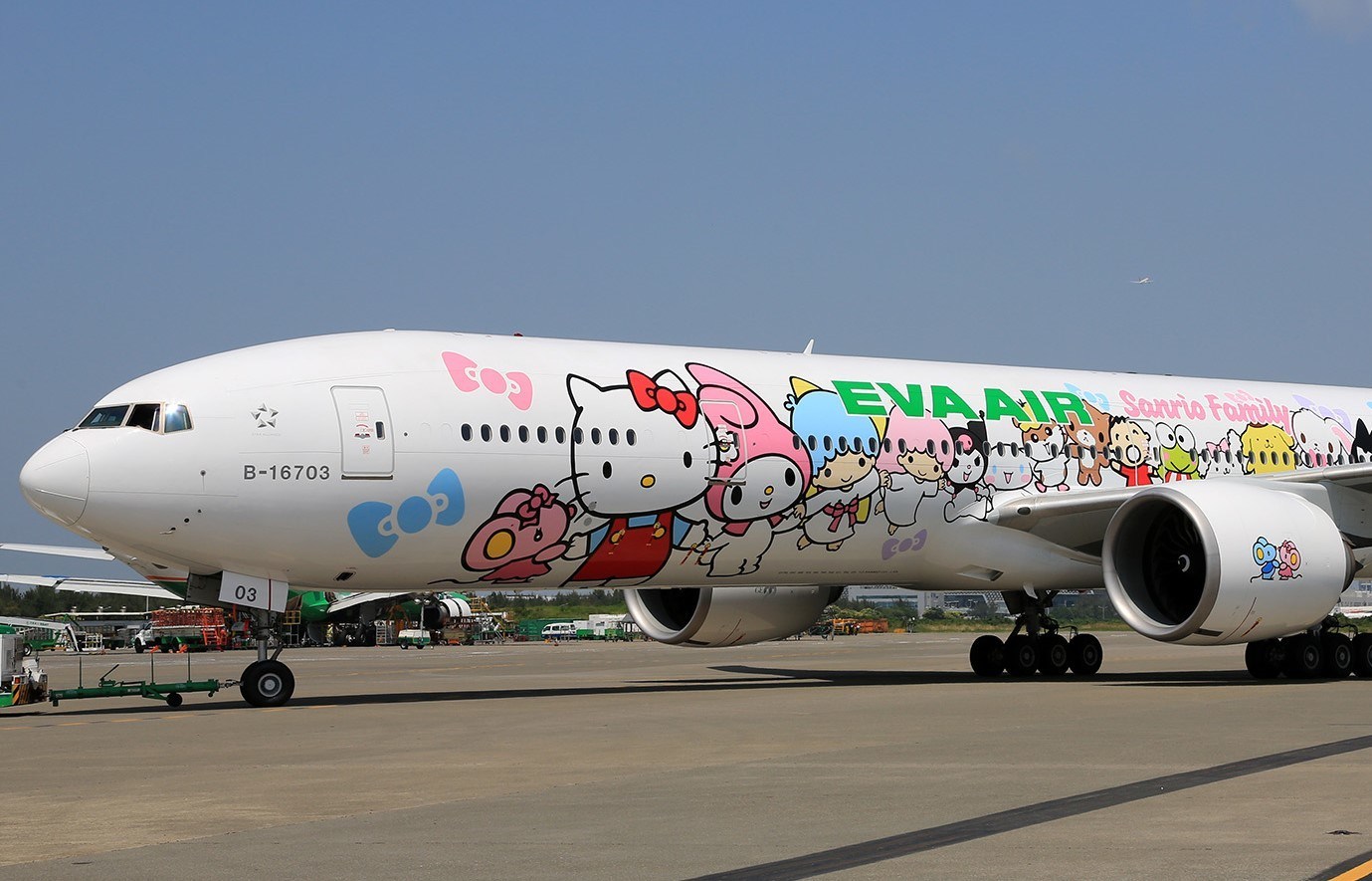 Eva Brings Hello Kitty Jet Into Three Flight Day La Schedule