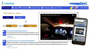 Using the Wisdom of the Crowd, NanoNotion Surfaces and Magnifies Valuable Knowledge