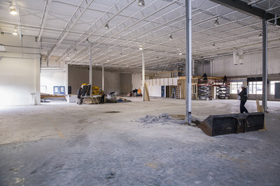 AB Labs Phase Two, 40,000 Sq. Ft. Production Facility Under Construction (CNW Group/Invictus MD Strategies)