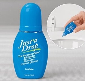 Eliminate Personal Bathroom Odors with Just'a Drop