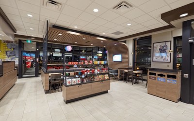 La nouvelle image Bienvenue a été conçue de façon à offrir aux invités de Tim Hortons®, partout au pays, le concept de restaurant à aire ouverte plus moderne qu’ils recherchent. (Groupe CNW/Tim Hortons)