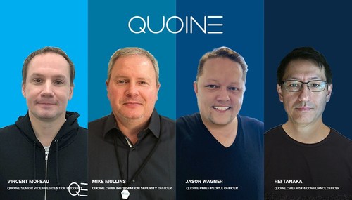QUOINE Strengthens Leadership Team with Four Key Hires (PRNewsfoto/QUOINE)