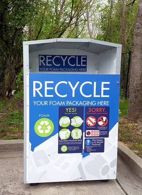 Expanded Polystyrene (EPS) Recycling Collection Bin