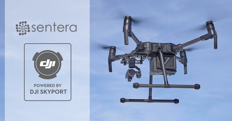 Sentera's AGX710 gimbaled precision ag sensor seamlessly integrates onto the DJI Matrice 200 series industrial drones. Sentera and DJI collaborated in parallel to develop the Payload SDK and AGX710, ensuring both were optimized for the benefit of the agriculture industry.
