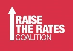 Logo: Raise the Rates Coalition (CNW Group/Canadian Union of Public Employees (CUPE))