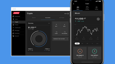 Mogo Launches MogoCrypto Providing Canadians a Simple and Low-Cost Way to Buy & Sell Bitcoin (CNW Group/Mogo Finance Technology Inc)