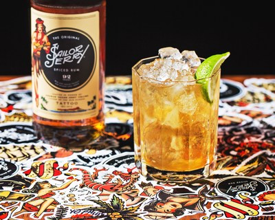 Jerry and Ginger Cocktail and Bottle (PRNewsfoto/William Grant & Sons)