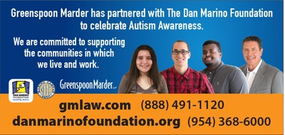 Greenspoon Marder Supports The Dan Marino Foundation Through Collaborative Effort Offering Internships And Employment For Marino Campus Students Living With Autism And Differing Abilities