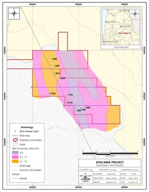 Lithium Chile identifies multiple high-priority target areas at Salar de Atacama and Salar Ollague properties, Chile