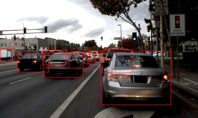 DeepScale’s deep neural network software detects vehicles, pedestrians and objects of significance for automated driving, using low-power automotive-grade chips.