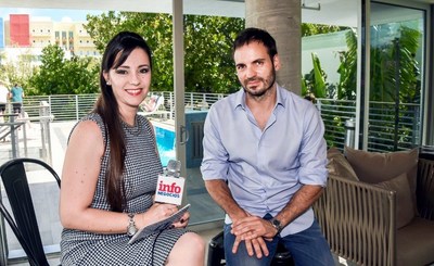 El empresario Diego Colmenero de Urbanica Hotel es entrevistado por la periodista Nancy Clara de InfoNegocios – MiamiTV